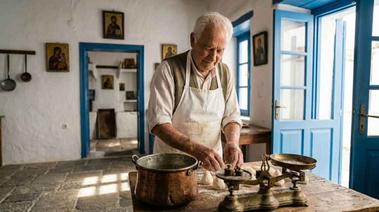 A 91-Year-Old Pastry Shop in Sifnos Still Makes Sweets the Same Way It Did in 1933