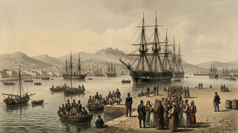 Anglo-French Troops Occupied Athens to Silence Greece