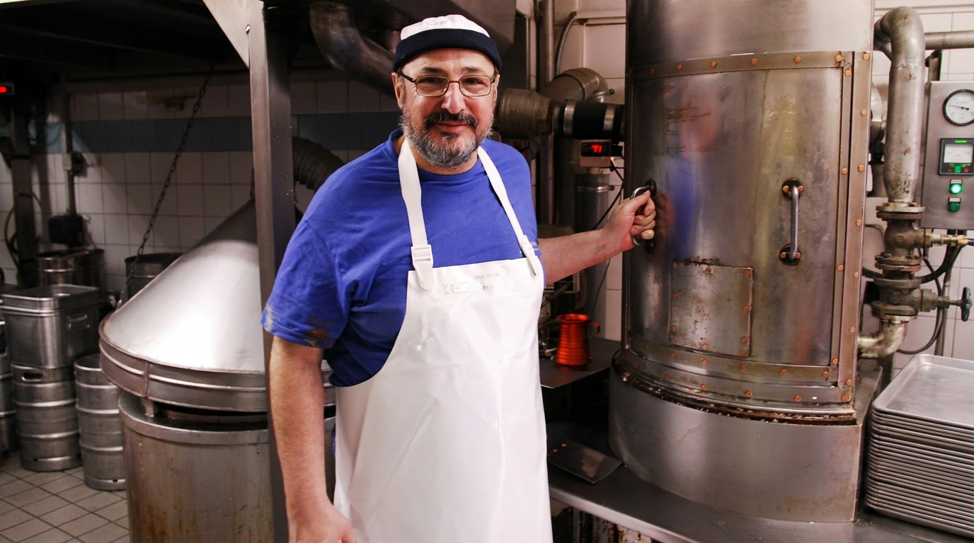 The Last Halvah Master of Drapetsona Has Been Kneading by Hand Since 1924
