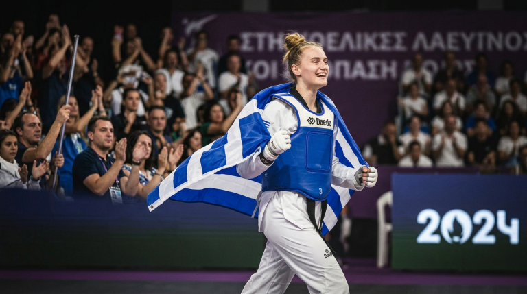 Greek Athlete Stella Marentaki Wins Gold at European Taekwondo Championships