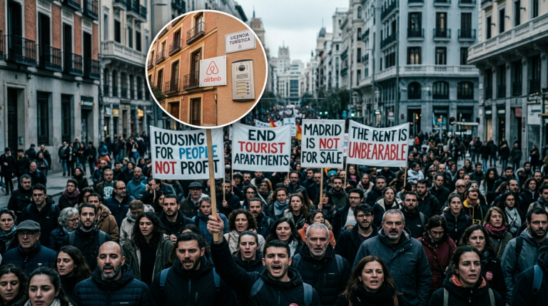 Madrid: "We Want Houses, Not Airbnb"