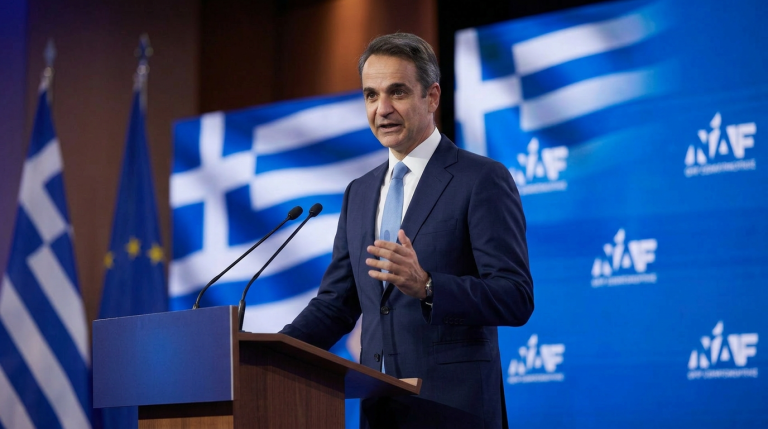 Mitsotakis: "Greece Has Gone From Bankruptcy to Europe's Frontline"