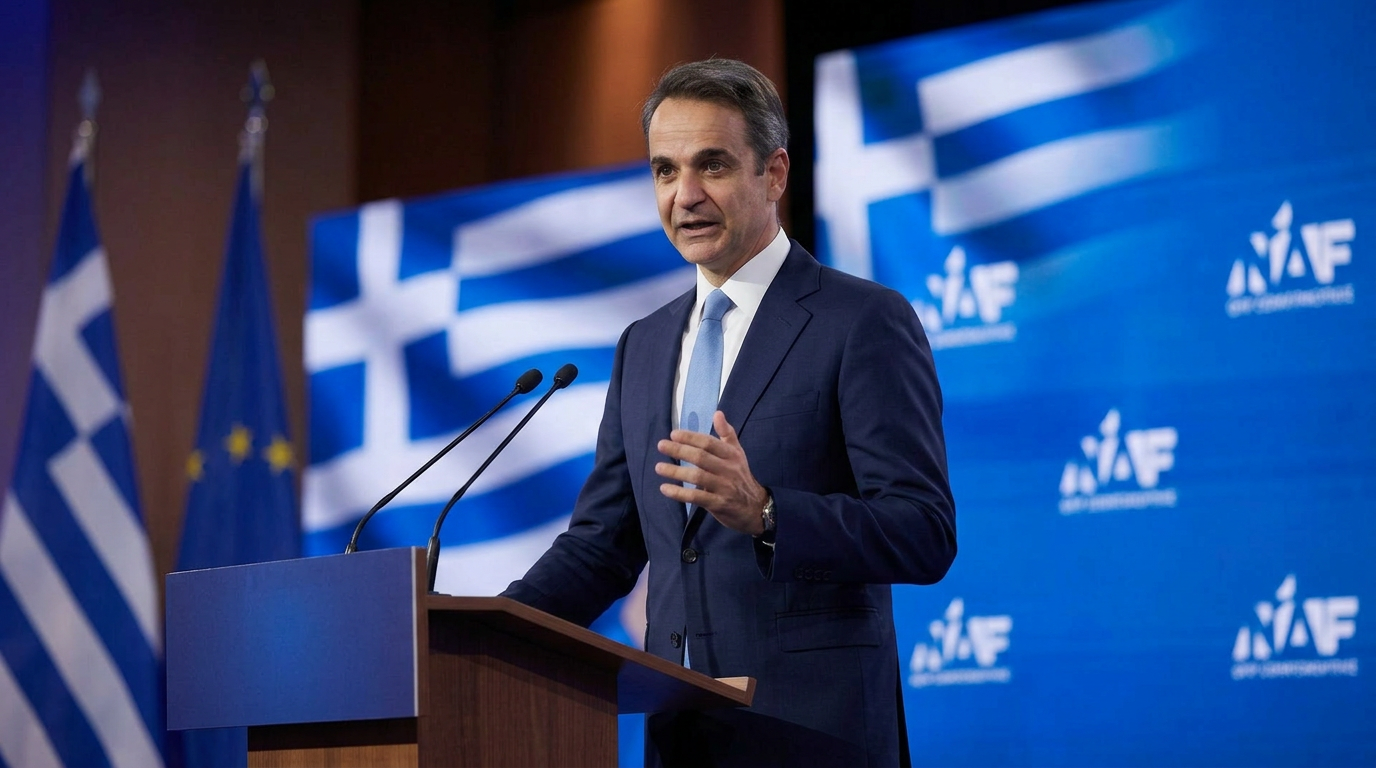 Mitsotakis: "Greece Has Gone From Bankruptcy to Europe's Frontline"