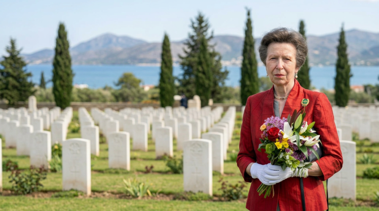 Princess Anne Honors Allied Dead at Suda Bay, 85 Years After the Battle of Crete