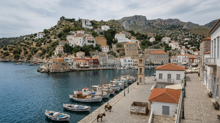 Why This Greek Island With No Cars Is Running Out of Permanent Residents
