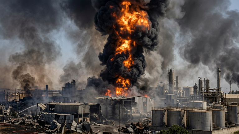 Factory Blast Kills Worker in Corinth. Three Arrested