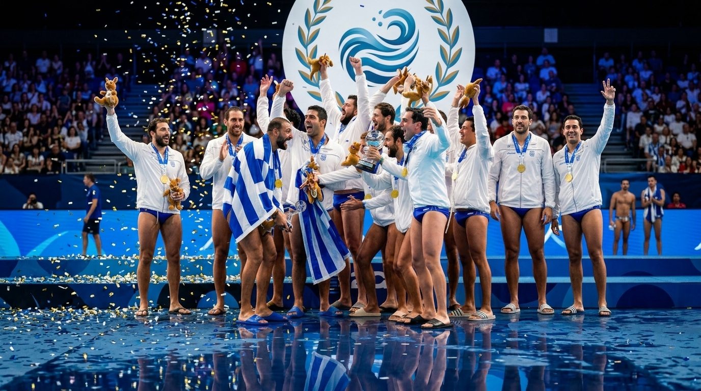 Greece Wins Water Polo World Cup, Beats Hungary 15-14