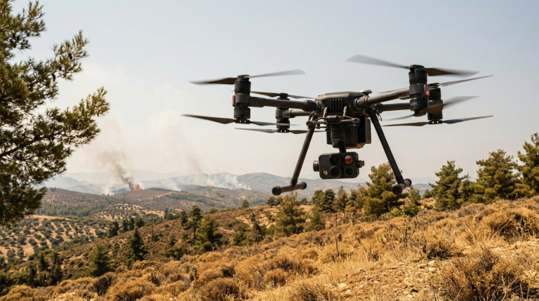 Greek AI and Drones Now Watching for Wildfires 24/7