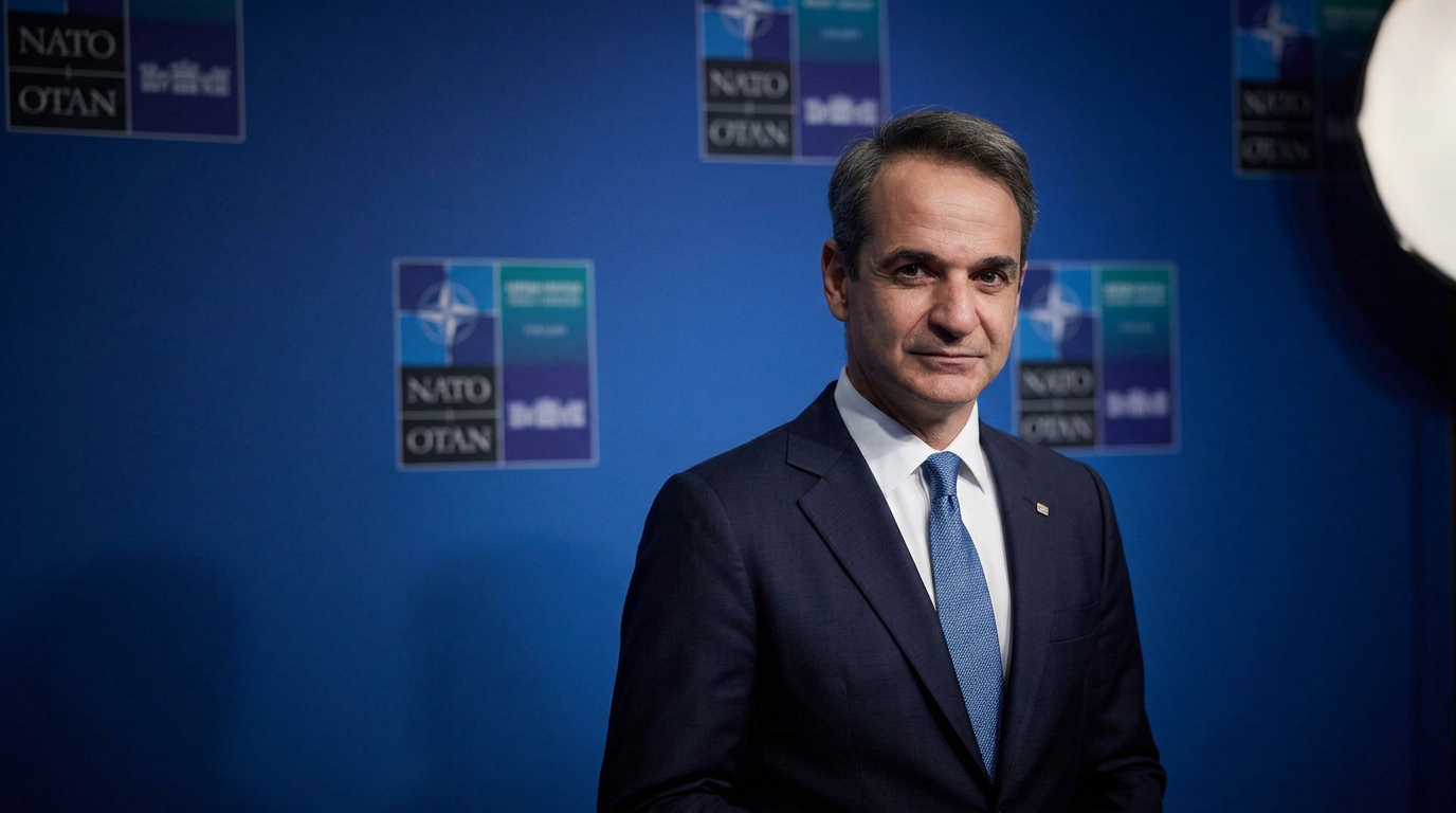 Mitsotakis at NATO Summit: "Turkey Is an Open War Threat"