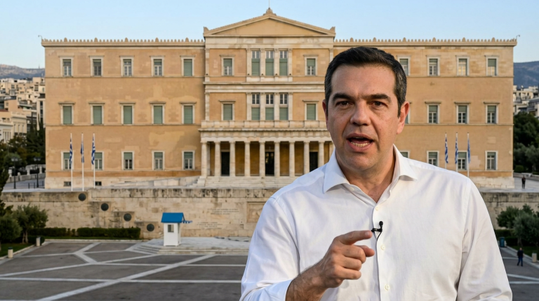 Tsipras: Mitsotakis Is Giving Trump Blank Checks