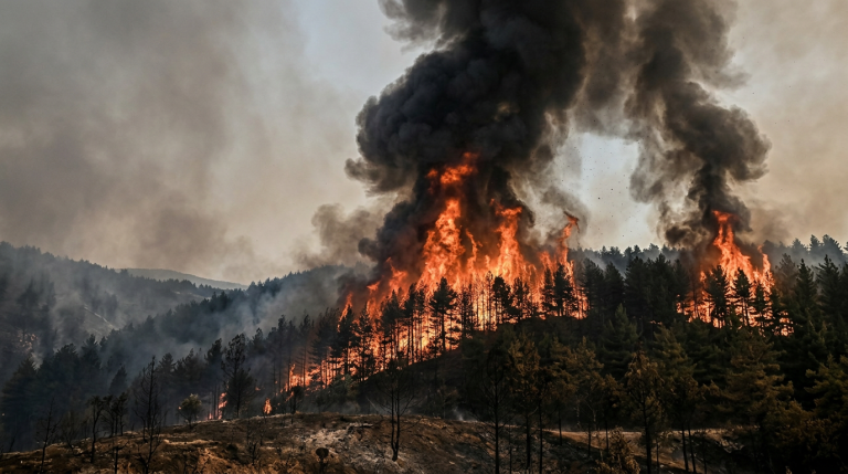Wildfire Near Thessaloniki Kills Father and Son, 12-Year-Old Among Dead