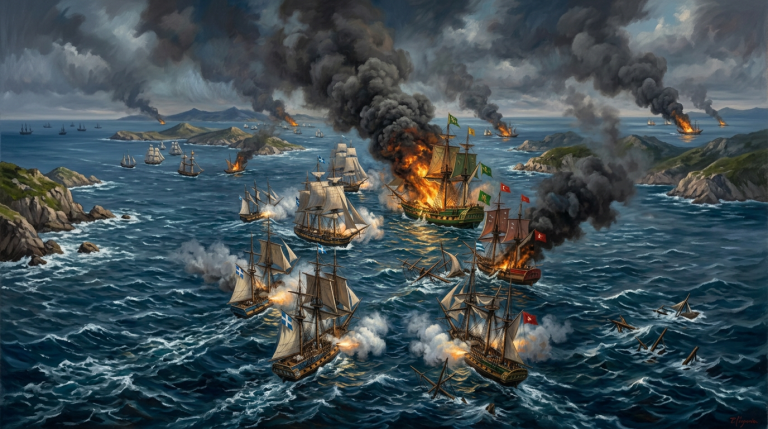 Greece Sank Ottoman Naval Supremacy Off Samos in 1824