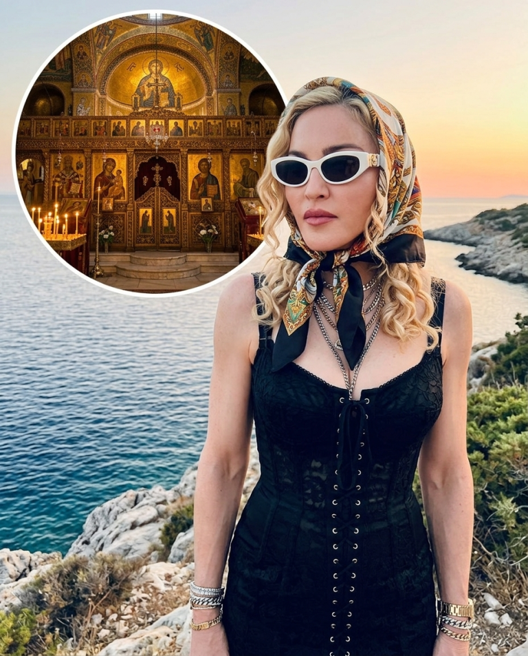 Madonna, 68, on Patmos: "I Felt the Presence of God"