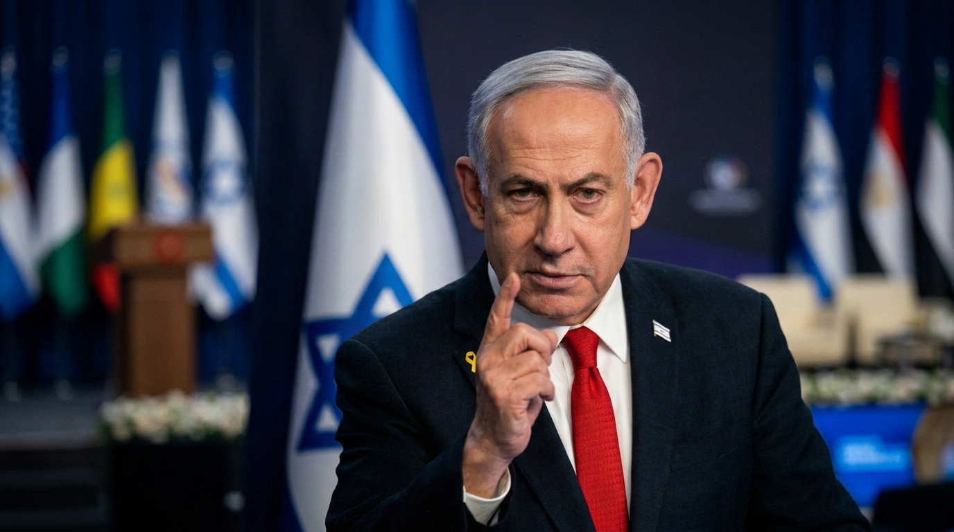 Netanyahu: "Erdogan Occupies Half of Cyprus, Hosts Hamas Terrorists"