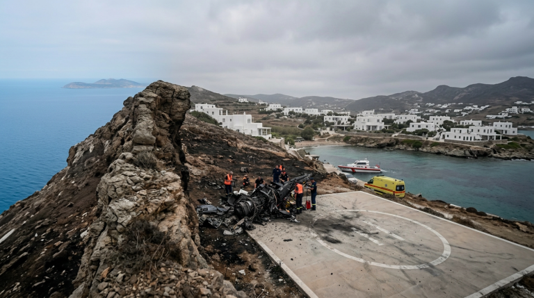 Newlywed British Couple Killed in Helicopter Crash on Greek Island