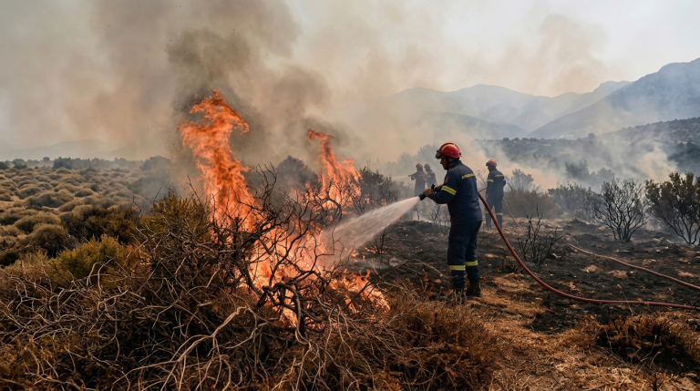 Six Arrested for Starting Wildfires Across Greece