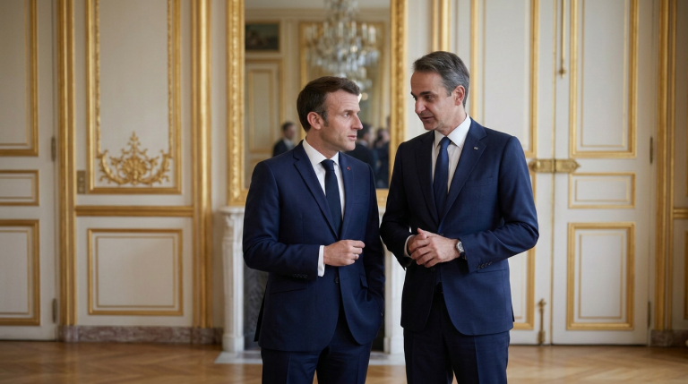 Macron to Mitsotakis: "We Are Ready to Start Soon With a French-Flag Ship"