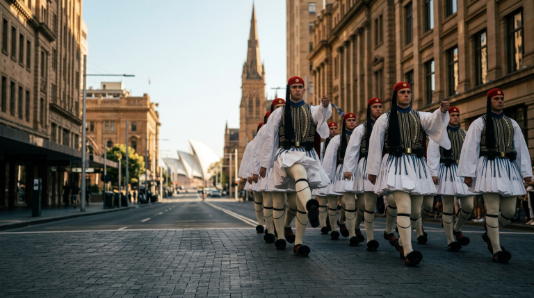 Greece's Evzones Land in Sydney Tomorrow for OXI Day