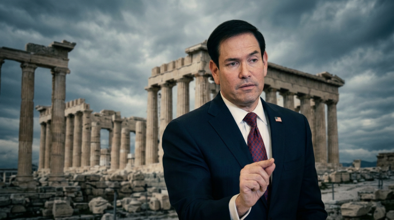 Greek Parliament Erupts Over Rubio Visit