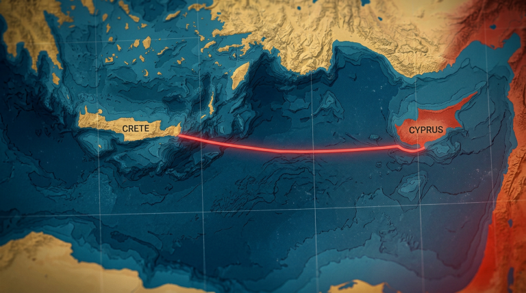 Turkey Issues Second Anti-NAVTEX in Hours Over Crete-Cyprus Cable